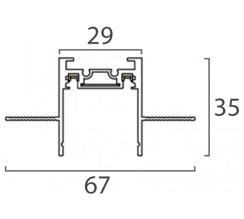Трек встраиваемый Italline IT09-9021 black tube KREATOR