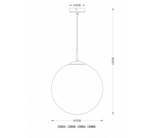 Подвесной светильник Globo 15864 Varus
