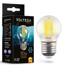 Лампа светодиодная Voltega 7223 Globe E27 9W Graphene