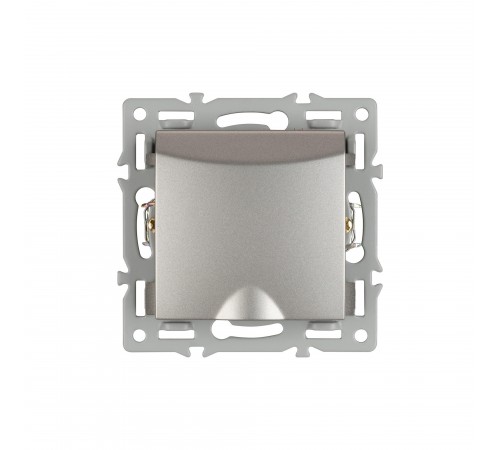 Розетка влагозащищенная с заземлением и со шторкой, без рамки с крышкой Arlight 43747 SCT