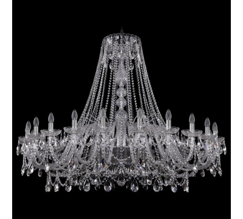 Подвесная люстра Bohemia Ivele Crystal 1411/24/530/Ni 1411