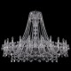 Подвесная люстра Bohemia Ivele Crystal 1411/24/530/Ni 1411