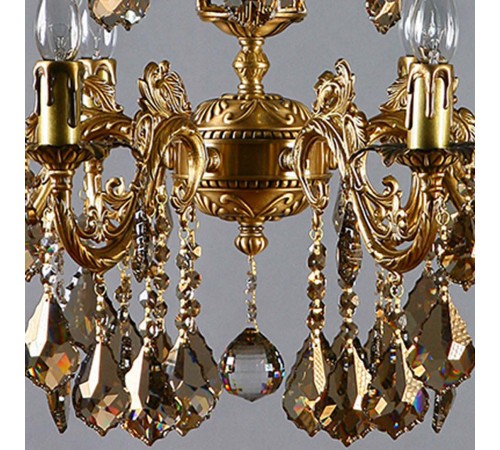 Подвесная люстра Ambiente by Brizzi 2118/6 AB Honey Leaf Granada