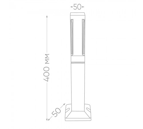 Наземный низкий светильник Feron 11706 Дубай