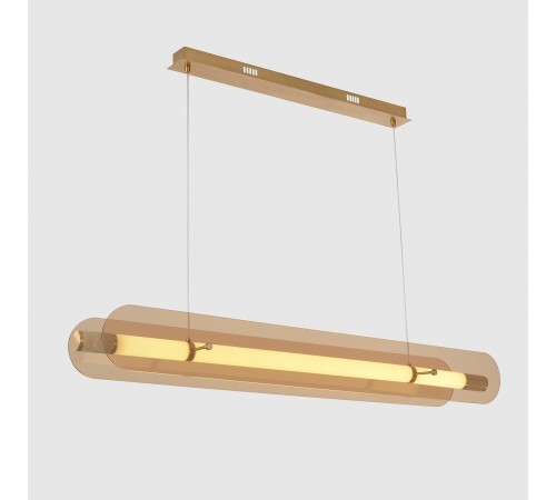 Светильник подвесной Crystal Lux AMARILLO SP70W LED BRASS