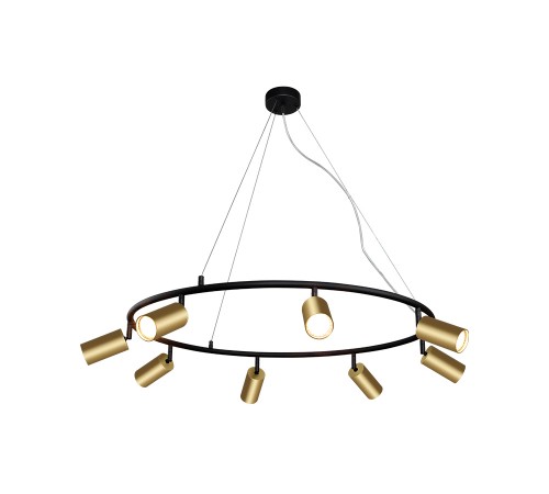 Светильник подвесной Crystal Lux CLT 015C8 D800 BL-GO