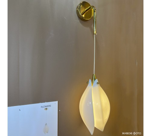 Бра Crystal Lux FLOWERS AP1