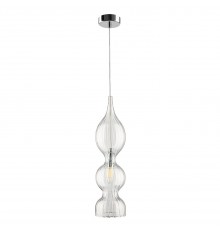 Светильник подвесной Crystal Lux IRIS SP1 B TRANSPARENT
