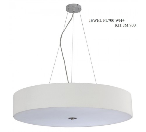 Светильник потолочный Crystal Lux JEWEL PL700 WH