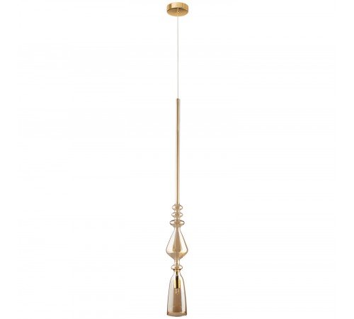 Светильник подвесной Crystal Lux LUX NEW SP1 B AMBER