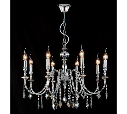 Люстра Crystal Lux MERCEDES SP8 CHROME/SMOKE