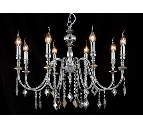 Люстра Crystal Lux MERCEDES SP8 CHROME/SMOKE