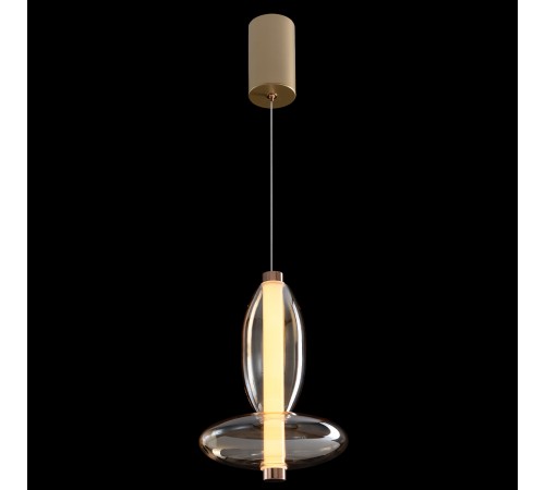 Светильник подвесной Crystal Lux QUASAR SP7W LED AMBER