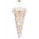 Люстра Crystal Lux REINA SP34 D1200 GOLD PEARL