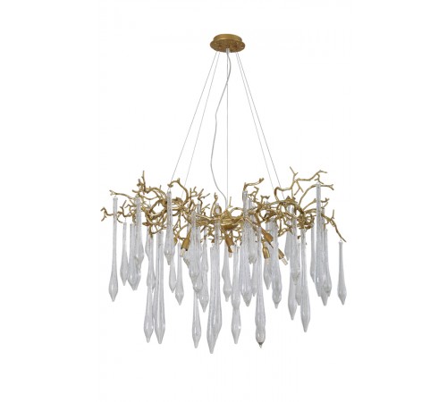 Люстра Crystal Lux REINA SP8 D1000 GOLD PEARL