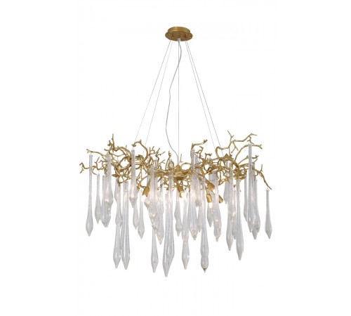 Люстра Crystal Lux REINA SP8 D1000 GOLD PEARL