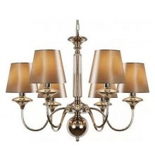 Подвесная люстра iLamp P2406-6  Nickel Rolling