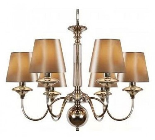 Подвесная люстра iLamp P2406-6  Nickel Rolling