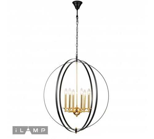 Подвесная люстра iLamp 9977-800 GL+BK Element