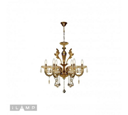 Подвесная люстра iLamp 81069-6 BR Asia