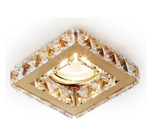 Встраиваемый светильник Ambrella Light K110 CL/G Crystal K110