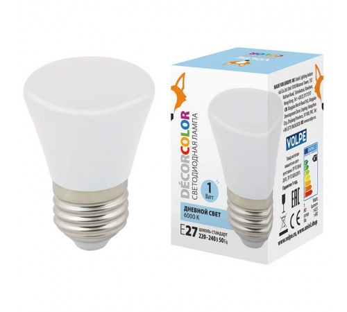 Лампа светодиодная Volpe UL-00005804 Décor Color