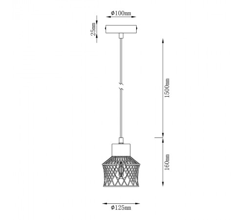 Подвесной светильник Escada 10174/1S White Averio