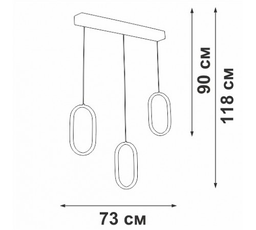 Подвесной светильник Vitaluce V3049-0/3S V3049