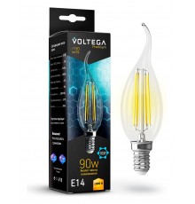 Лампа светодиодная Voltega 7132 Candle wind 9W Graphene