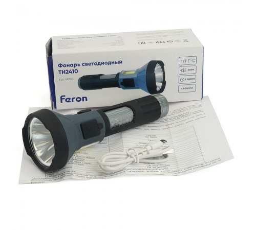 Фонарь ручной Feron 48790 TH2410