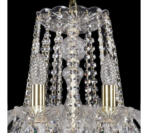 Подвесная люстра Bohemia Ivele Crystal 1402/16/300/G 1402