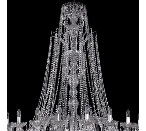 Подвесная люстра Bohemia Ivele Crystal 1411/24/530/XL-163/Ni 1411