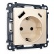 Розетка с заземлением и 2хUSB type A и C, без рамки Ambrella Volt MA310010 Quant
