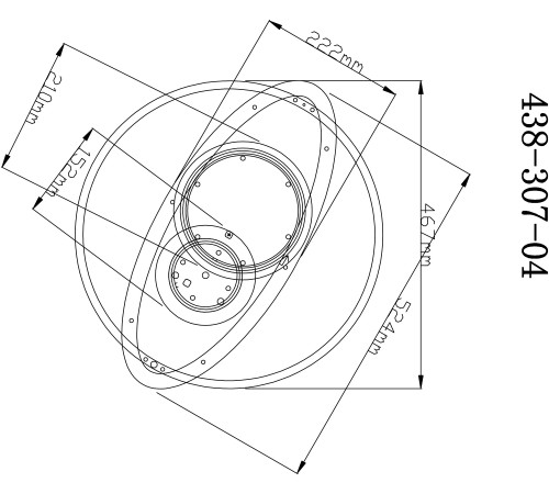 Накладной светильник Velante 438-307-04 438