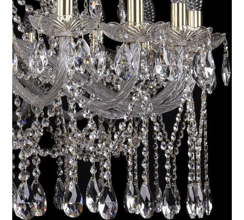Подвесная люстра Bohemia Ivele Crystal 1413/20+10+5/400/h-158/3d/G 1413