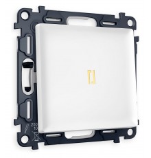 Выключатель одноклавишный с подсветкой без рамки Ambrella Volt MA122010 Quant