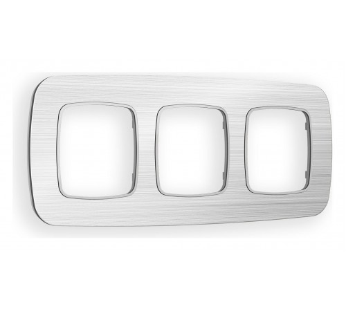 Рамка на 3 поста Ambrella Volt OF580103 Radian Металл