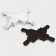 Соединитель X-образный для треков Italline WSO 75 white WSO
