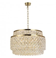 Подвесная люстра Newport 8530/60 C gold polished TIFFANY