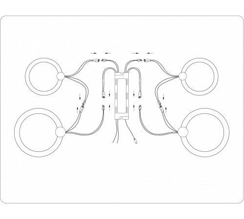 Потолочная люстра Ambrella Light FA3811 FA