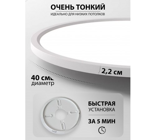 Накладной светильник Natali Kovaltseva LED LAMPS 81113/4C PLAIN