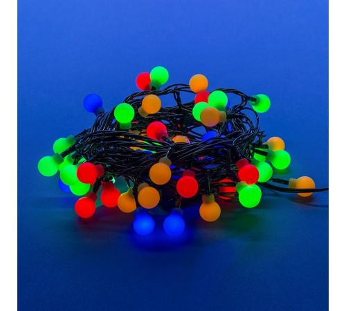 Гирлянда Супернить Разноцветные шарики 07928