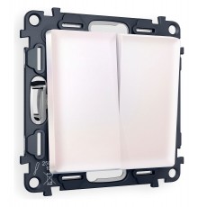 Выключатель двухклавишный без рамки Ambrella Volt MA203010 Quant