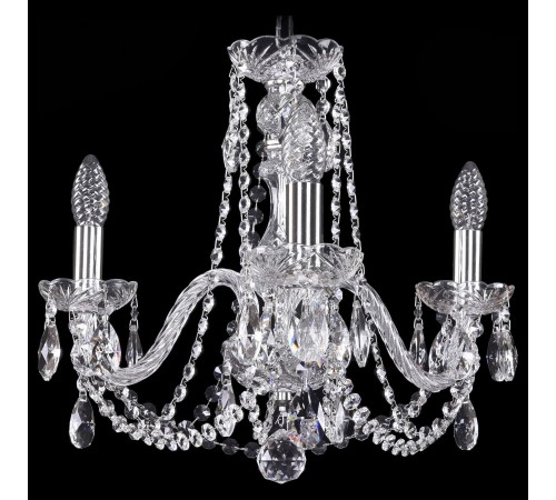 Подвесная люстра Bohemia Ivele Crystal 1402/3/160/Ni 1402