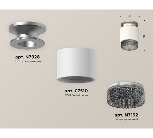 Накладной светильник Ambrella Light XS7510102 XS