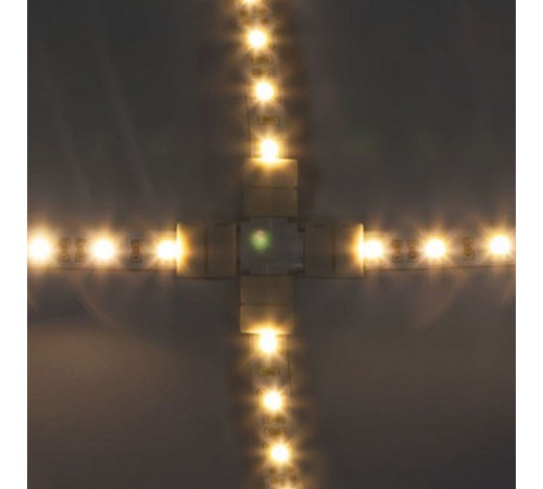 Соединитель лент X-образный жесткий Feron 23139