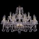 Подвесная люстра Bohemia Ivele Crystal 1413/10+5/300/G/Balls 1413