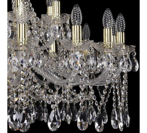 Подвесная люстра Bohemia Ivele Crystal 1413/16+8/360/G 1413
