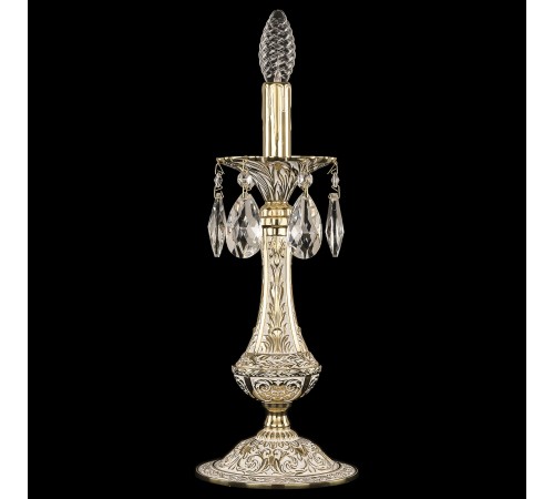 Настольная лампа декоративная Bohemia Ivele Crystal 72100L/1-37 GW 7200