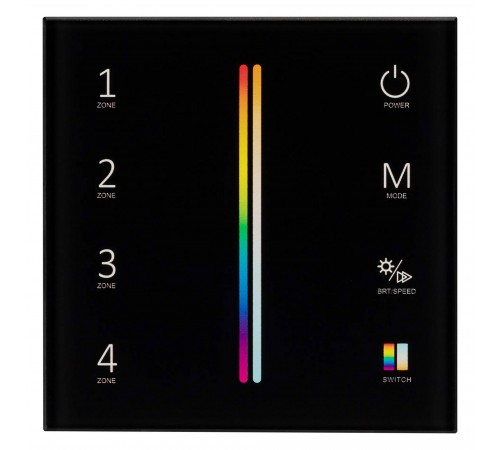 Панель-регулятора цвета RGBW  сенсорный накладной Arlight 028310 SMART